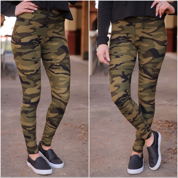 Infinity Raine Pants - ✨LAST ONE✨Yoga waist Camo leggings